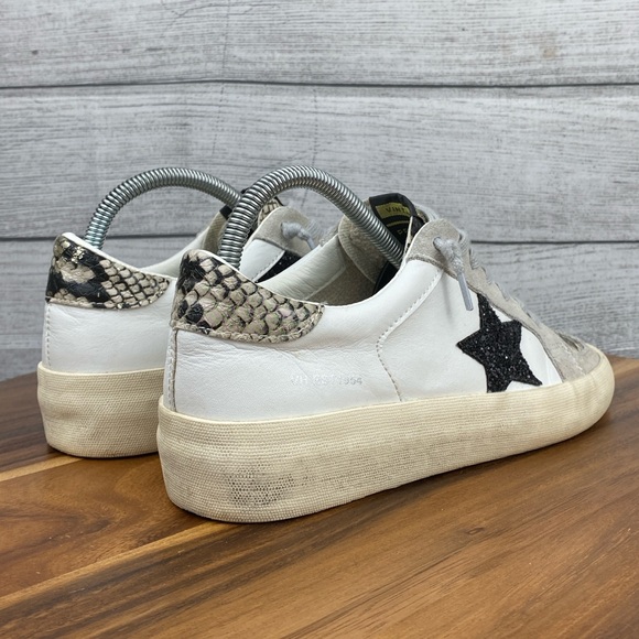 Vintage Havana Bonnie White Snake Multi Distressed Star Sneaker Women’s Size 8 - Picture 5 of 11